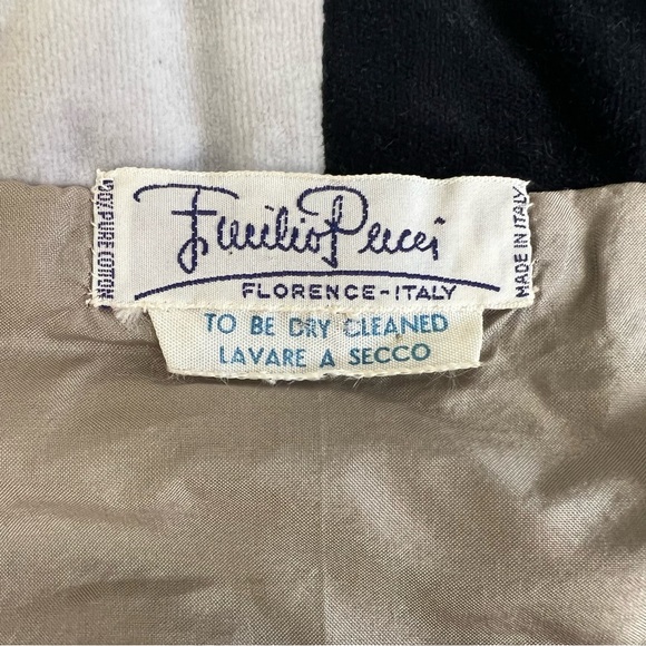 Vintage 70s Emilio Pucci Cropped Velvet Jacket/Blazer - Picture 12 of 13